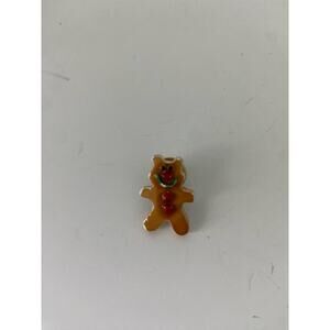 Vintage gingerbread man pin